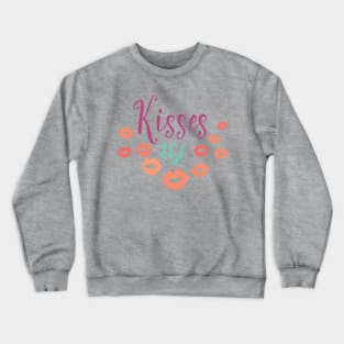 Kisses 25 Cents - Cute Valentine's Day T-shirt and Apparel Crewneck Sweatshirt